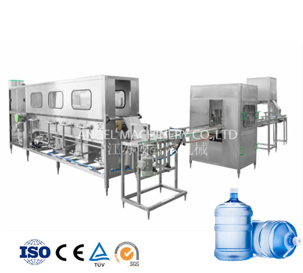 Small 5 gallon barrel water filling machine QGF-100