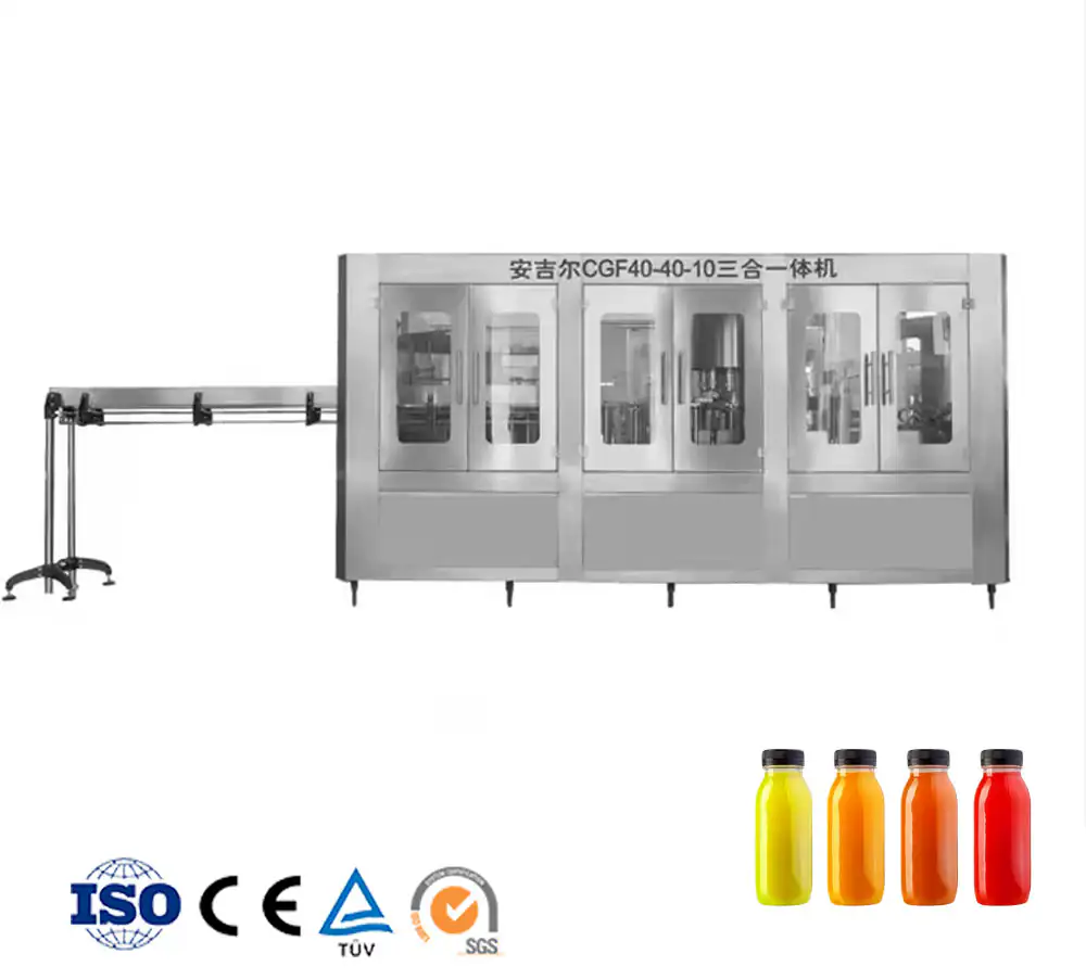 4000 BPH fruit juice filling machine