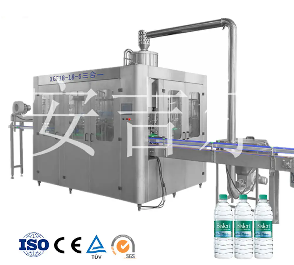 XGF18-18-6 mineral water bottle filling machine for 5000-6000 bottles per hour