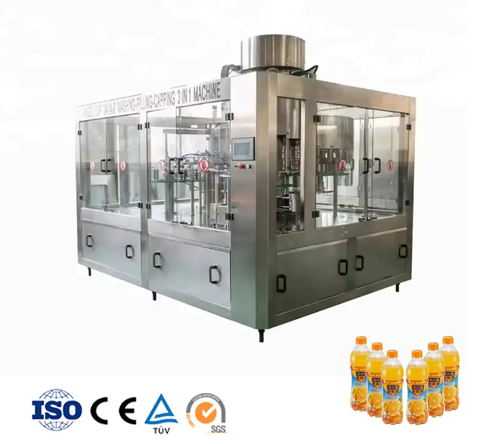 6000 BPH juice bottling machine