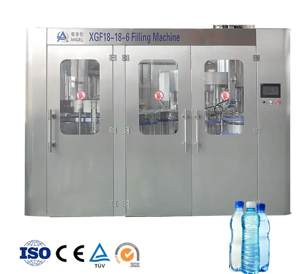 XGF24-24-8 water filling machine for an 8000-12000 bottles per hour water bottle plant