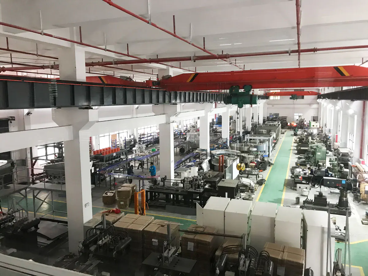 Production floor at Angel Machine