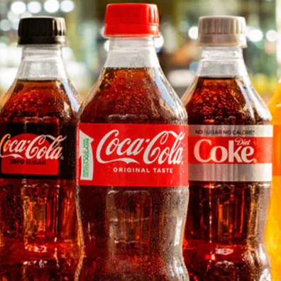 Carbonated soft drinks in PET bottles