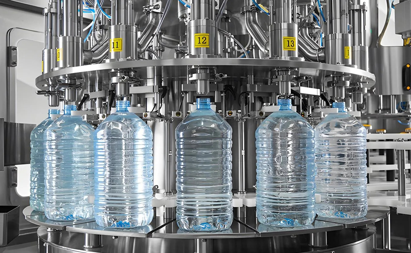 3-10 L water bottles