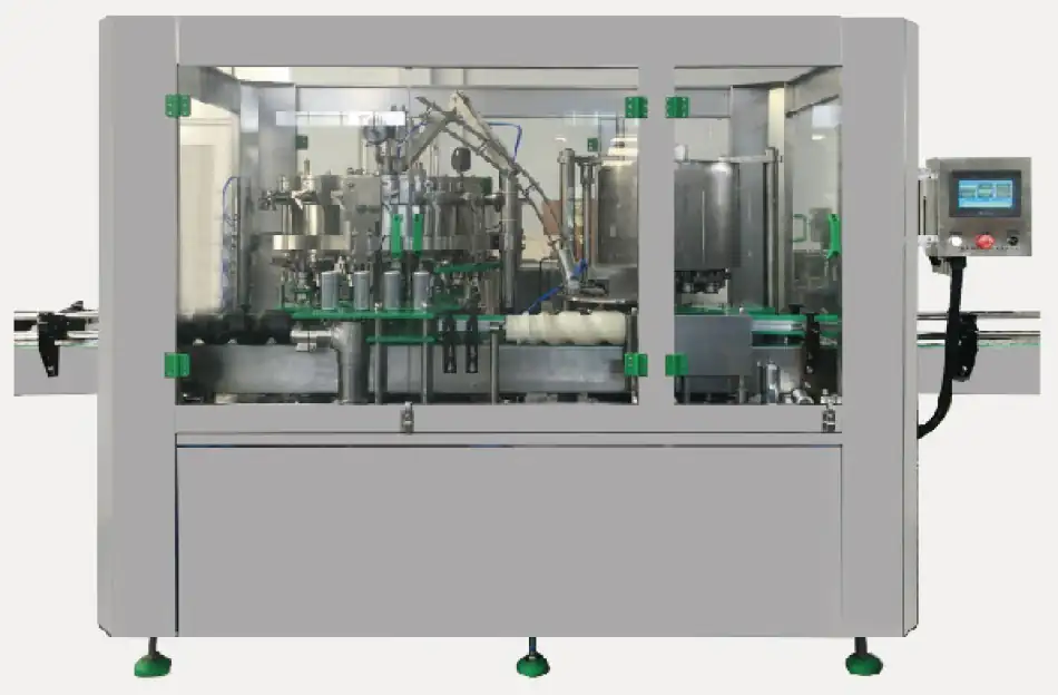 GDF can filling and sealing machine for carbonated drinks