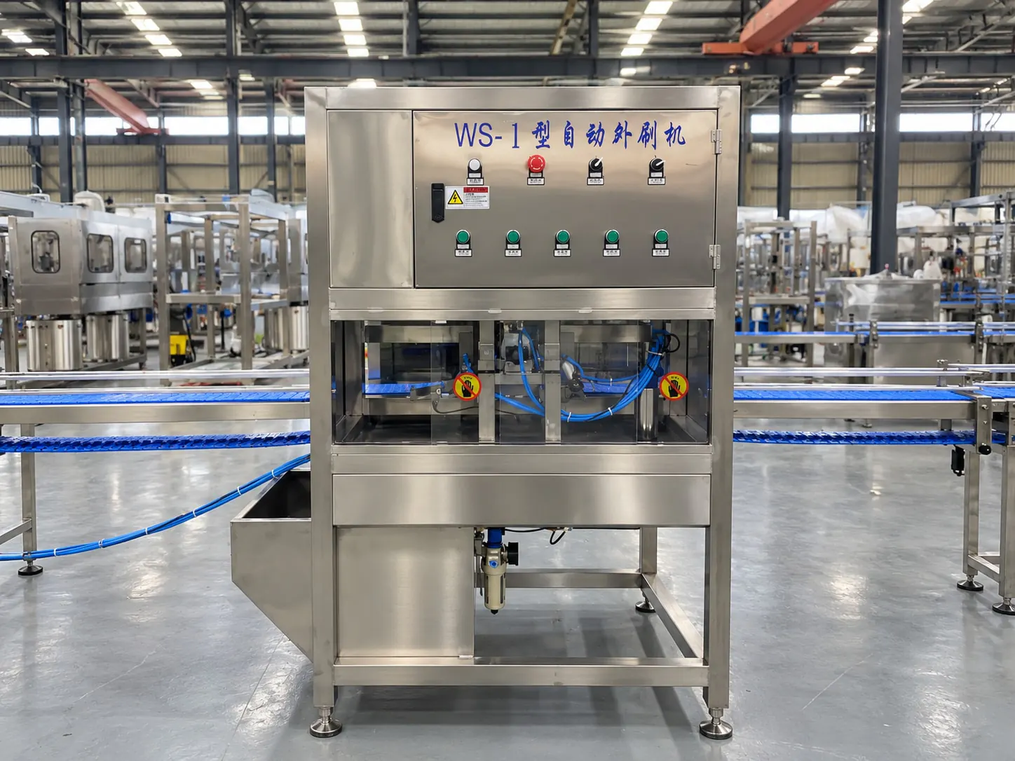 Automatic external washing machine for 5 gallon barrels