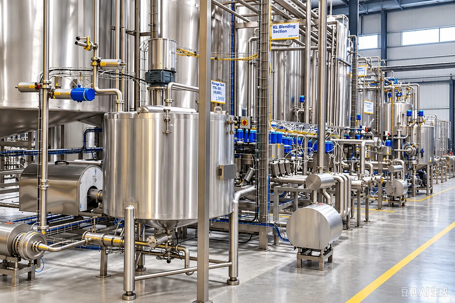 Juice processing and mixing system