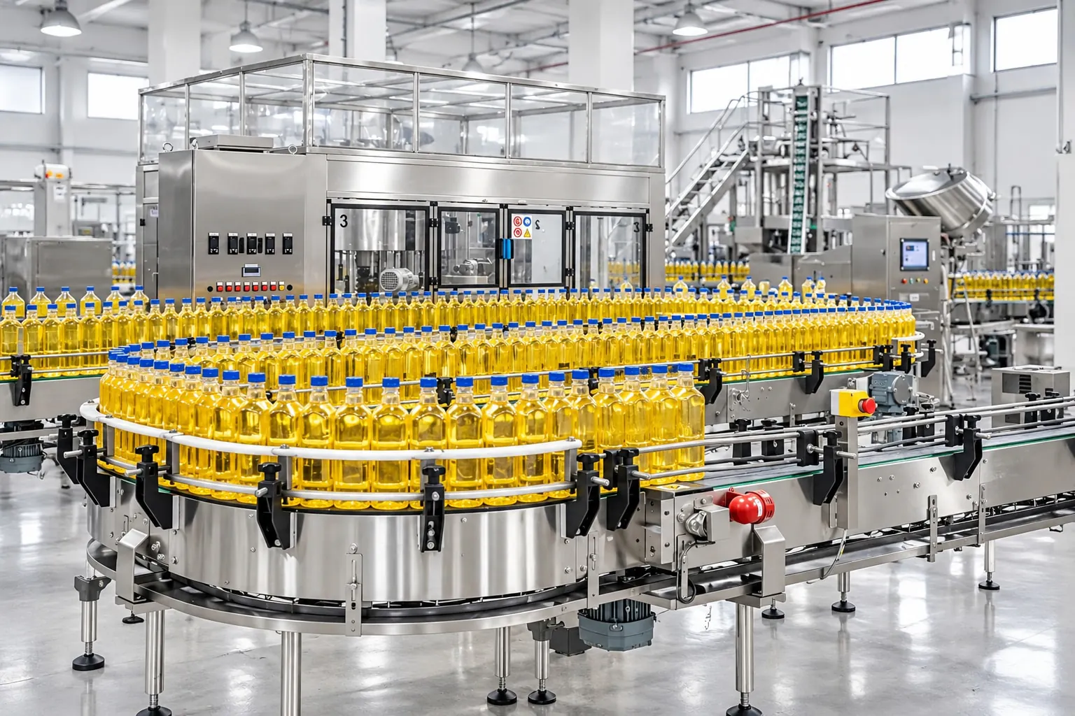 Automatic Edible Oil Filling Machine
