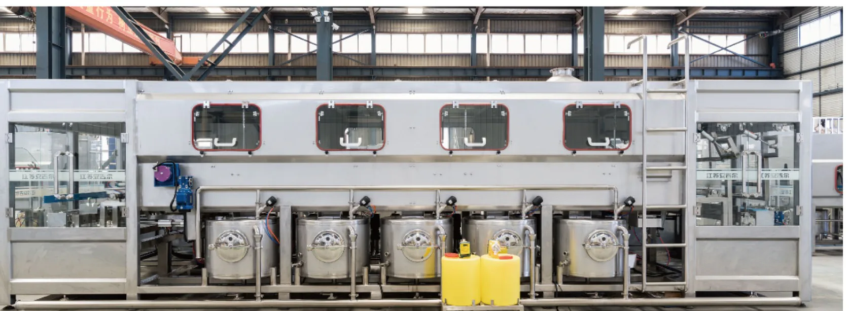 QGF 5 gallon barrel washing, filling and capping machine