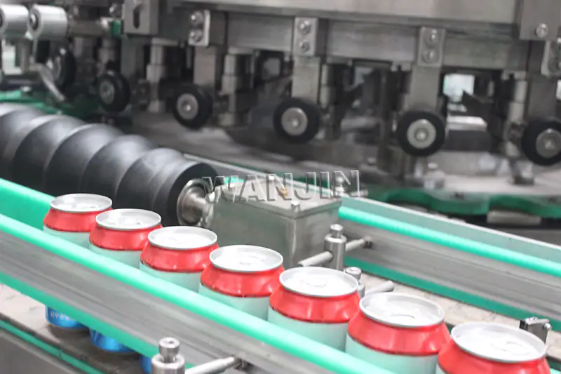 Can filling valves of the aluminum can filling machine