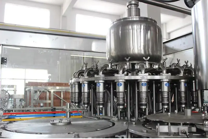 Hot filling valves for juice and tea
