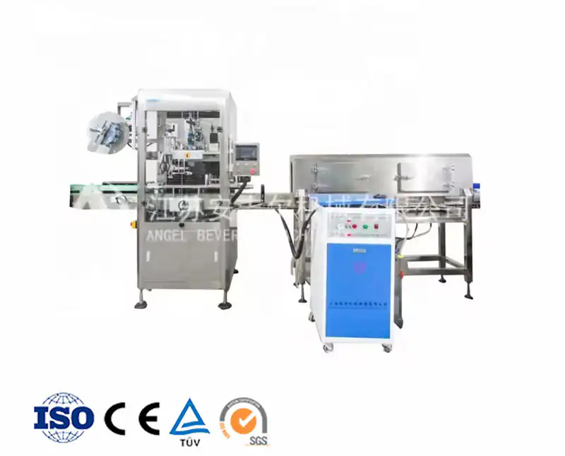 PVC sleeve labeling machine